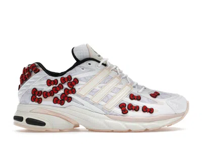 Pre-owned Adidas Originals Adistar Cusion Hello Kitty (women's) Sneakers In Footwear White/wonder Quartz/core Black In Multi