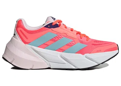 Pre-owned Adidas Originals Adistar Pink (women's) Sneakers In Turbo/hazy Sky Blue/almost Pink