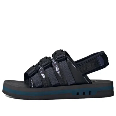 Adidas Originals Adistrp Sandals 'black Grey Blue'