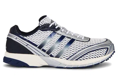 Pre-owned Adidas Originals Adizero Adios Og Sporty & Rich Navy (women's) Sneakers In Footwear White/core Navy Blue/cloud White