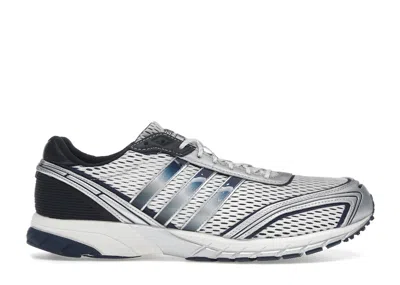 Pre-owned Adidas Originals Adizero Adios Og Sporty & Rich Navy (women's) Sneakers In Footwear White/core Navy Blue/cloud White In Multi