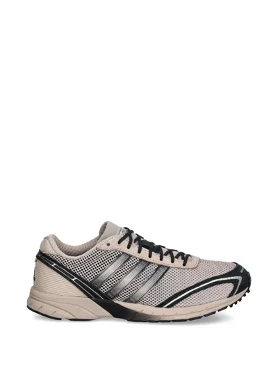 Adidas Originals Adizero Adios Og Three-striped Sneakers In Neutral