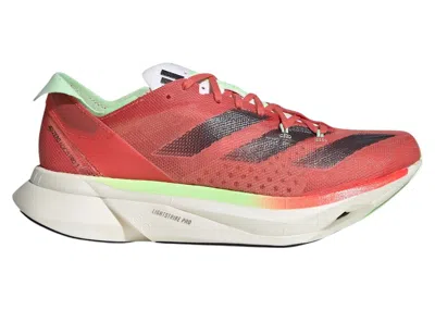 Pre-owned Adidas Originals Adizero Adios Pro 3 Aurora Met (women's) Sneakers In Preloved Scarelet Red/aurora Met./solar Red In Multi