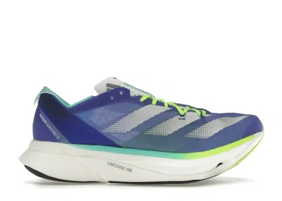 Pre-owned Adidas Originals Adizero Adios Pro 3 (women's) Sneakers In Cobalt Blue/zero Metalic/lucid Lemon