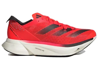 Pre-owned Adidas Originals Adizero Adios Pro 3 (women's) Sneakers In Solar Red/core Black/better Scarelet Red In Multi