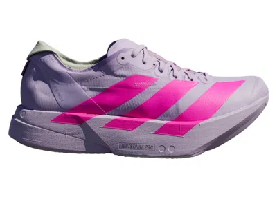 Pre-owned Adidas Originals Adizero Adios Pro 4 Pink (women's) Sneakers In Powder Plum/shock Pink/dash Grey