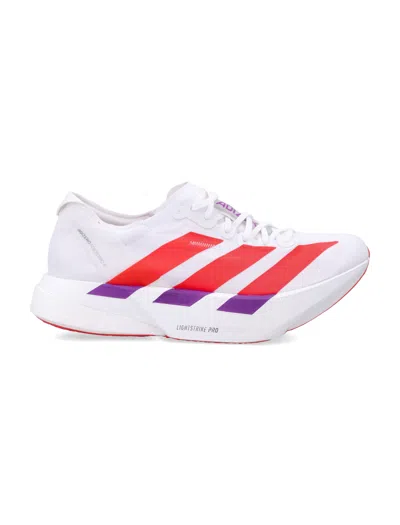 Adidas Originals Adizero Adios Pro 4 Unisex Racing Running Shoes In White