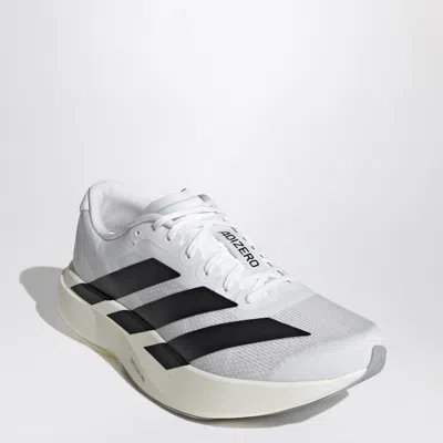 Adidas Originals Adidas Adizero Evo White Sneakers With Signature 3-stripes In Gray
