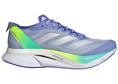 Pre-owned Adidas Originals Adizero Boston 12 (women's) Sneakers In Blue Spark/zero Metalic/cobalt Blue