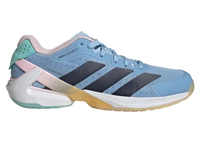 Pre-owned Adidas Originals Adizero Counterblast Indoor (women's) Sneakers In Glow Blue/shadow Navy/clear Pink