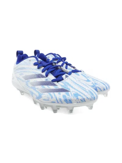 Adidas Originals Kids' Adizero Electric 2 Football Cleats Gs "white / Blue" Sneakers In Multi