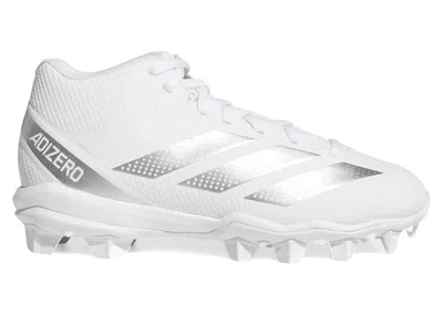 Pre-owned Adidas Originals Adizero Impact.2 Molded Rubber Sneakers In Cloud White/silver Metallic