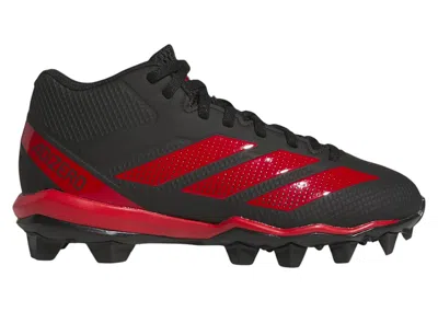 Pre-owned Adidas Originals Adizero Impact.2 Molded Rubber Sneakers In Core Black/team Power Red 2