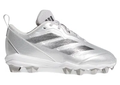 Pre-owned Adidas Originals Adizero Instinct Md Silver Speed Sneakers In Silver Metallic/core Black/grey Two