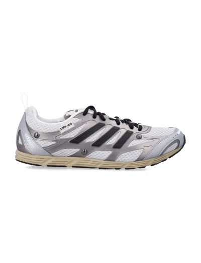 Adidas Originals Adidas X Wales Bonner X Sftm Adizero Panelled Mesh Sneakers In Gray