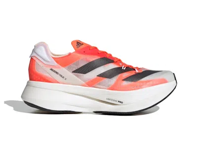 Pre-owned Adidas Originals Adizero Prime X White Sneakers In Cloud White/carbon/solar Red In Multi