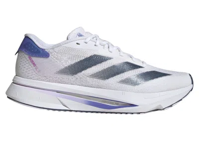 Pre-owned Adidas Originals Adizero Sl 2 (women's) Sneakers In Cloud White/preloved Ink/cobalt Blue