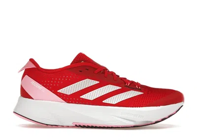 Pre-owned Adidas Originals Adizero Sl (women's) Sneakers In Better Scarelet Red/cloud White/beam Pink