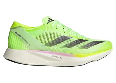 Pre-owned Adidas Originals Adizero Takumi Sen 10 (women's) Sneakers In Green Spark/aurora Met./lucid Lemon