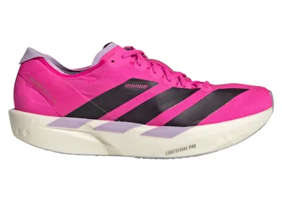 Pre-owned Adidas Originals Adizero Takumi Sen 10 (women's) Sneakers In Shock Pink/aurora Black/powder Plum