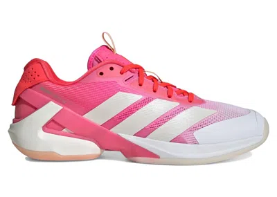 Pre-owned Adidas Originals Adizero Ubersonic 5 (women's) Sneakers In Lucid Pink/zero Metalic/lucid Red In Multi