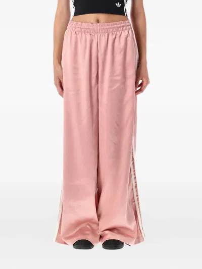 Adidas Originals Adjustable-waist Three-stripes Track Pant In Pink
