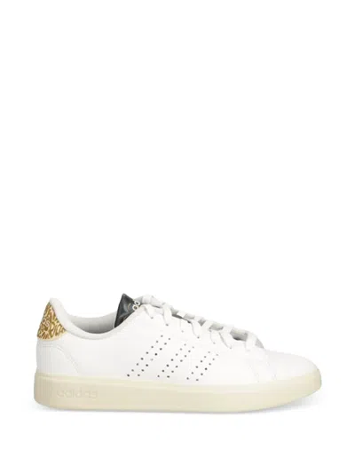 Adidas Originals Advantage 2.0 Perforated Patterned Sneakers In White