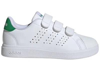 Pre-owned Adidas Originals Advantage Base 2.0 Sneakers In Cloud White/green In Multi