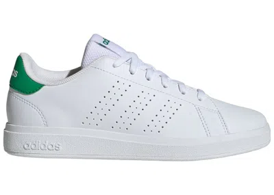 Pre-owned Adidas Originals Advantage Base 2.0 Sneakers In Cloud White/green