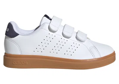 Pre-owned Adidas Originals Advantage Base 2.0 Sneakers In Cloud White/shadow Navy Blue/gum
