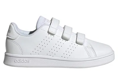 Pre-owned Adidas Originals Advantage Court Lifestyle Sneakers In Cloud White/grey One In Gray