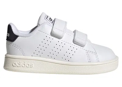 Pre-owned Adidas Originals Advantage Lifestyle Court Sneakers In Cloud White/legend Ink