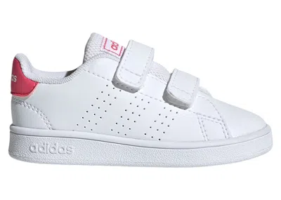 Pre-owned Adidas Originals Advantage Sneakers In Cloud White/real Pink In Multi
