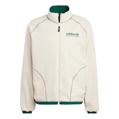 Adidas Originals Adventure Fleece Reversible Jacket 'white Green'