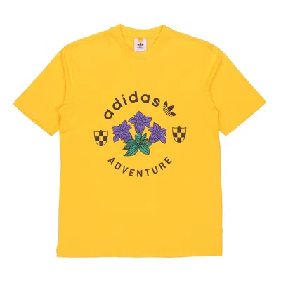 Adidas Originals Adventure T-shirt 'yellow'