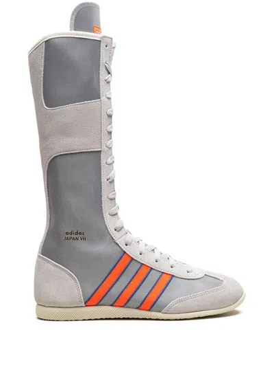 Adidas Originals Japan Vh Webbing And Suede-trimmed Reflective Nylon Sneakers In Grey