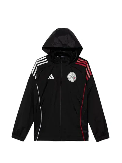 Adidas Originals Kids' Ajax Amsterdam 2025/26 Track Jacket In Black