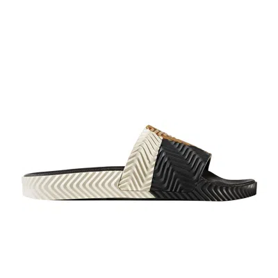 Pre-owned Adidas Originals Alexander Wang X Aw Adilette Slide 'black White'
