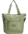 Adidas Originals All Me 2 Tote Bag In Tent Green,gold Metallic