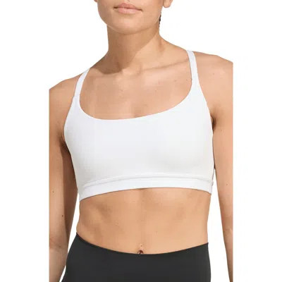 Adidas Originals All Me Low Impact Sports Bra In White