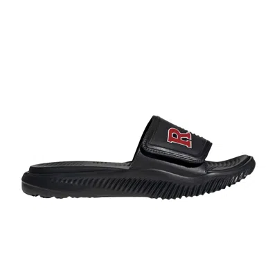 Pre-owned Adidas Originals Alphabounce Slide 2.0 'ncaa Pack - Rutgers' In Black