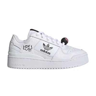 Pre-owned Adidas Originals André Saraiva X Wmns Forum Bold 'the World Needs Love' In White
