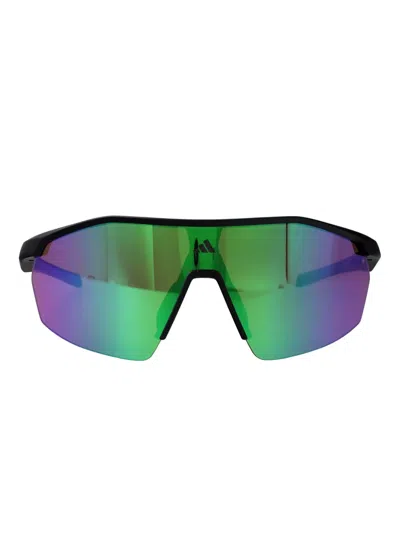 Adidas Originals Anemos Square-frame Sunglasses In Black