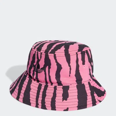 Adidas Originals Animal Bucket Hat In Pink