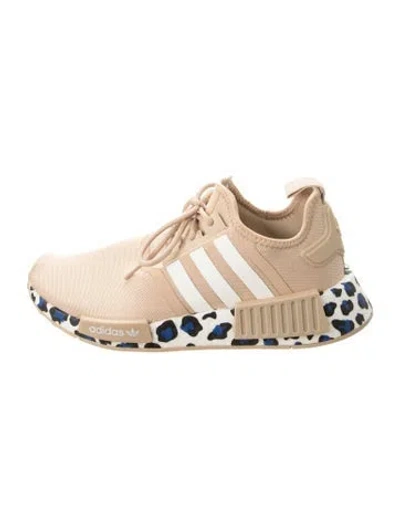 Pre-owned Adidas Originals Animal Print Athletic Sneakers In White