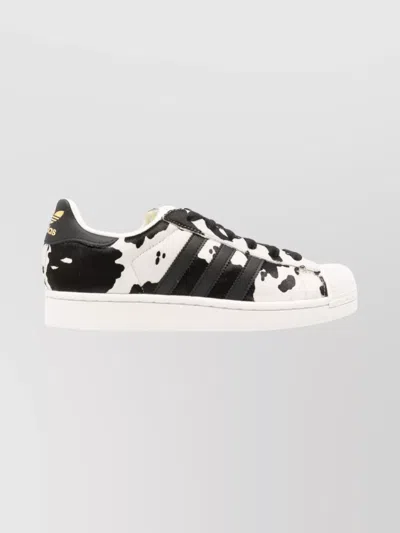 Adidas Originals Animal Print Low-top Leather Sneakers In Multi