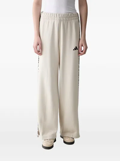 Adidas Originals Animal-print Track Pants In Neutral