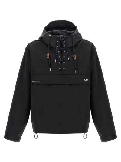Adidas Originals Anorak  By Wales Bonner In Black
