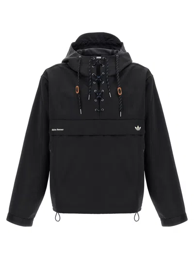 Adidas Originals Anorak  By Wales Bonner Puffer Jackets Black