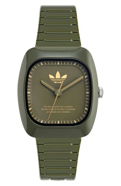 Adidas Originals Ao Bracelet Watch In Green